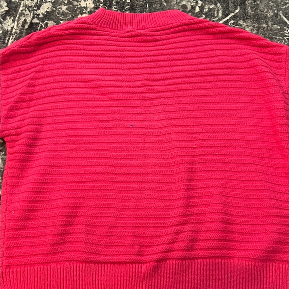 Kids Pink Ribbed Sweater - Picture 4 of 4